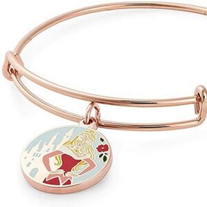 Disney Alex and Ani Rose Gold PRINCESS AURORA‎ SLEEPING BEAUTY Bracelet